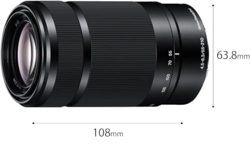 Sony E 55-210mm F/4.5-6.3 Oss (negro) — 2